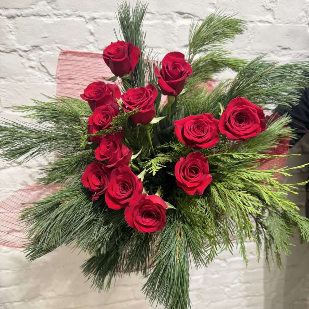Red Velvet Handtied Bouquet