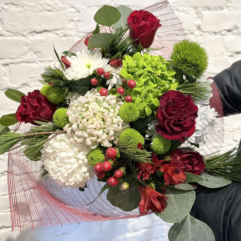 Frosty Fling Handtied Bouquet