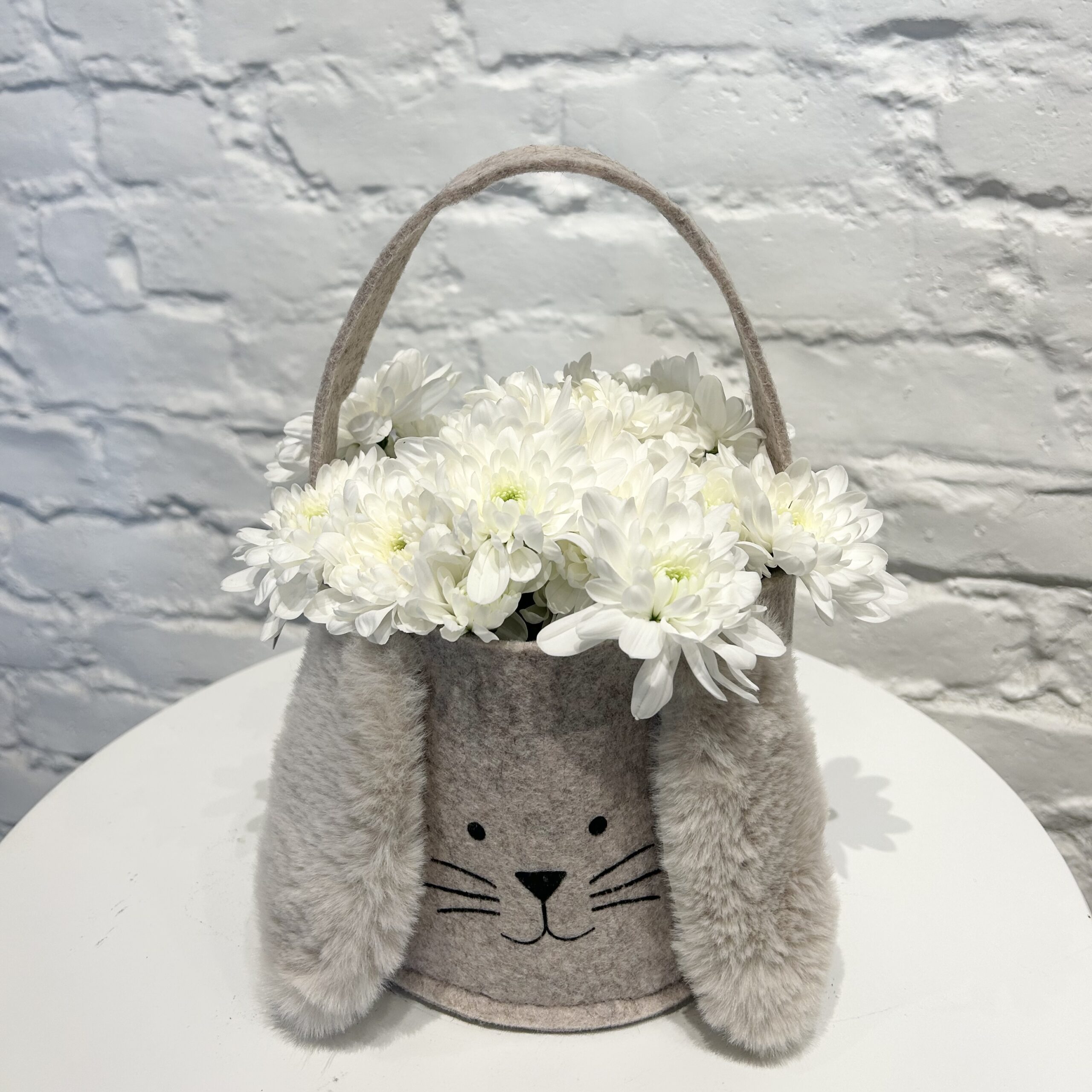 Easter Flower Bunny Basket