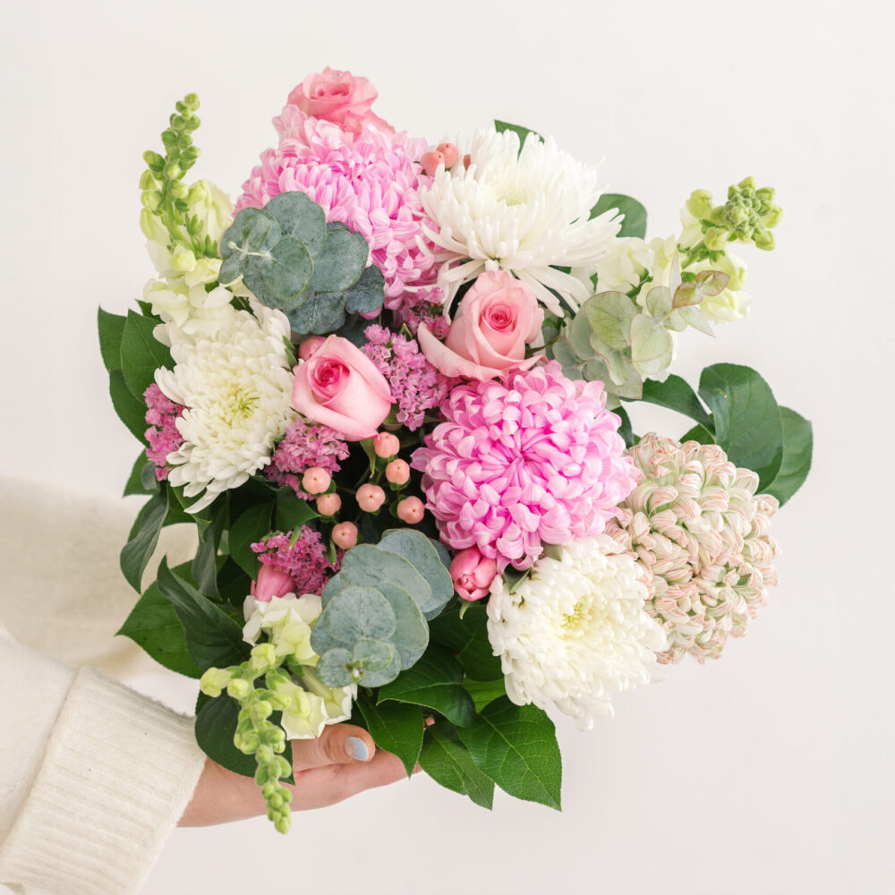 Pretty In Pink Handtied Bouquet