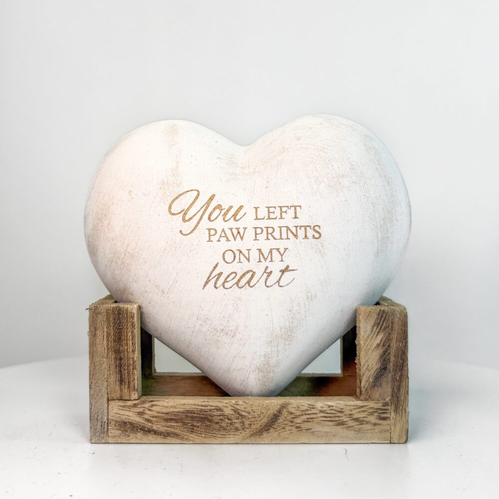 Wooden Hearts with Stand - Image 4