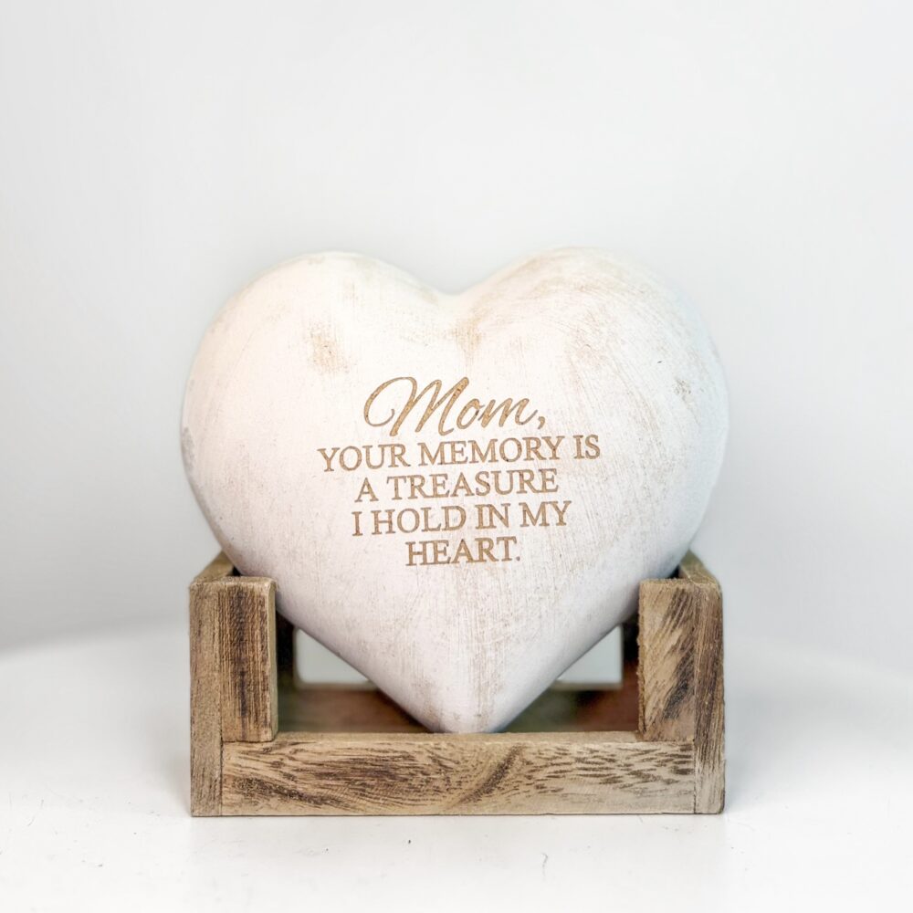 Wooden Hearts with Stand - Image 2