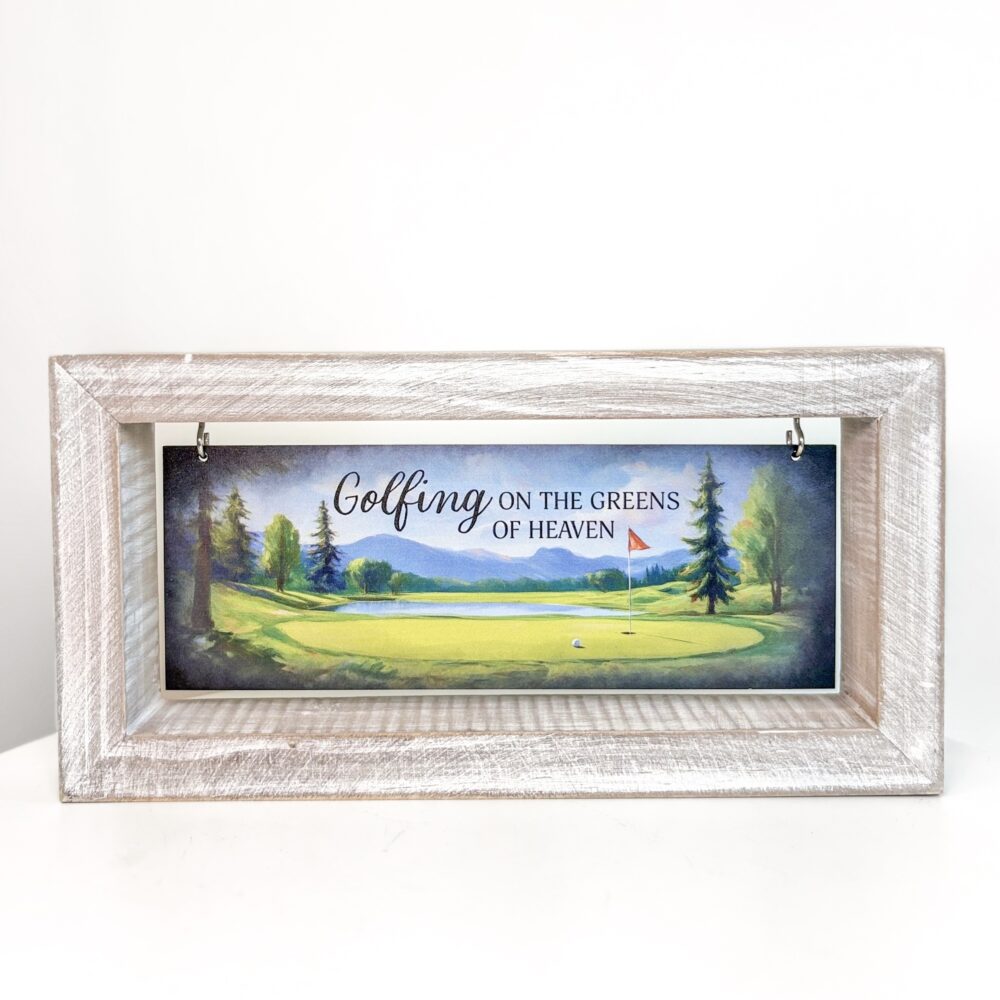 Golfer Tribute Sign