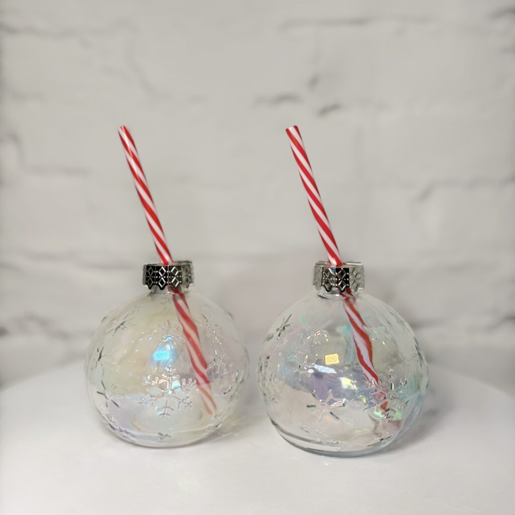 Iridescent Ornament Drink Cups