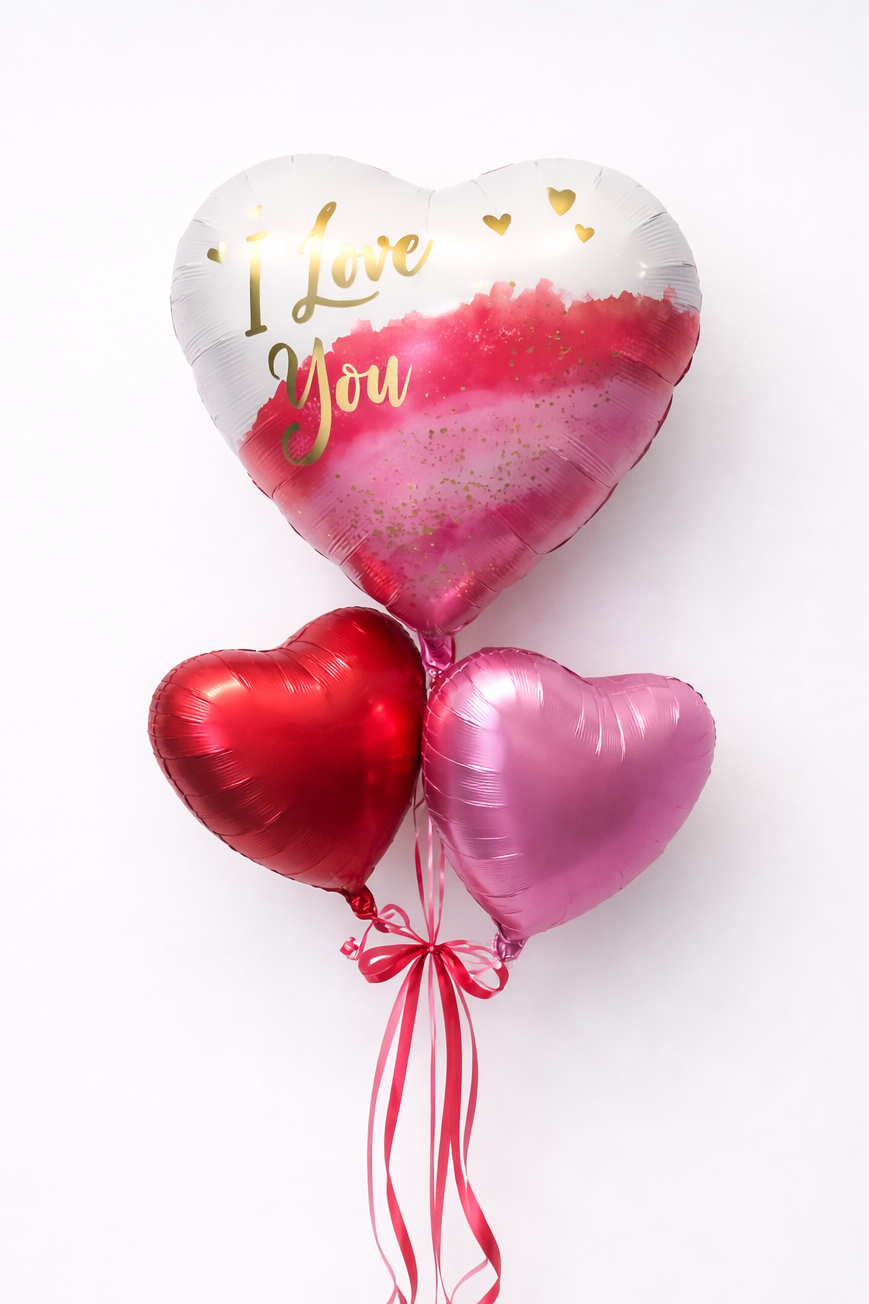 big love valentine's day balloon bouquet