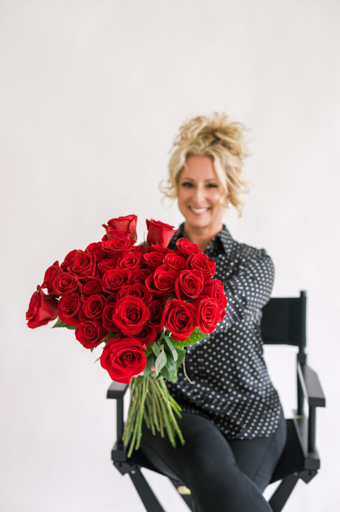 Red roses flower bouquet for Valentine's Day flower delivery in Leamington