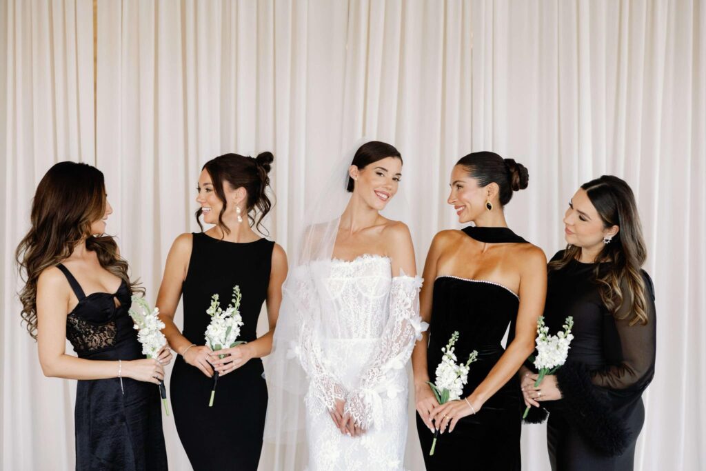 Single stem bridesmaid bouquts are a trend for 2026 noted by a Windsor-Essex wedding florist