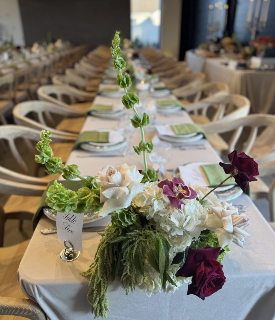 moody colour palettes are a trend we are seeing as a windsor-essex wedding florist in 2026.