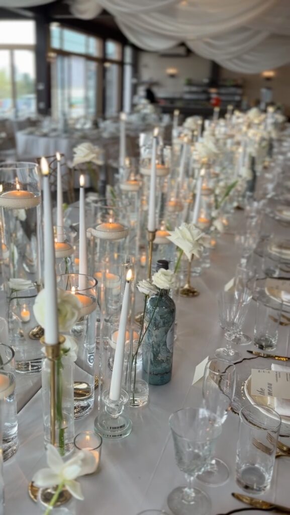 Krissy Thiessen, a Windsor-essex wedding florist recommends layered tablescapes in 2026