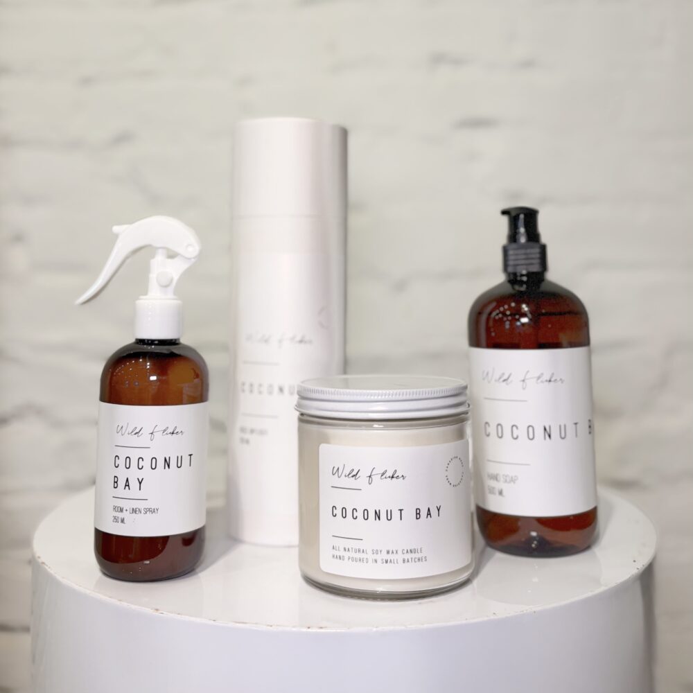 Discover the Wild Flicker home fragrance collection at The Flower Shop at Thiessen’s. Canadian-made soy candles, room sprays, reed diffusers, and hand soaps in beautiful clean scents.