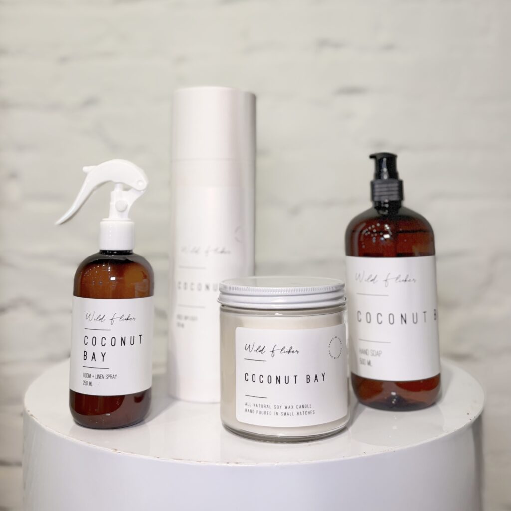 Discover the Wild Flicker home fragrance collection at The Flower Shop at Thiessen’s. Canadian-made soy candles, room sprays, reed diffusers, and hand soaps in beautiful clean scents.