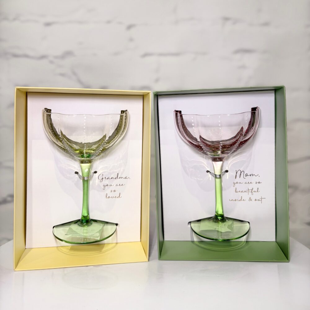 Mom/Grandma Tulip Wine Glass
