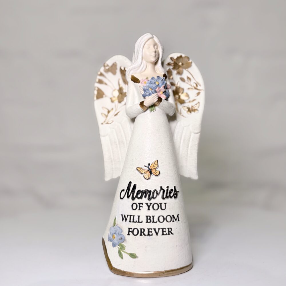 Memories of you will bloom forever angel tribute